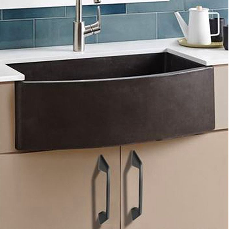 Quadra - Modern Furniture Handle, Matt Black, 224 Mm - Image 2