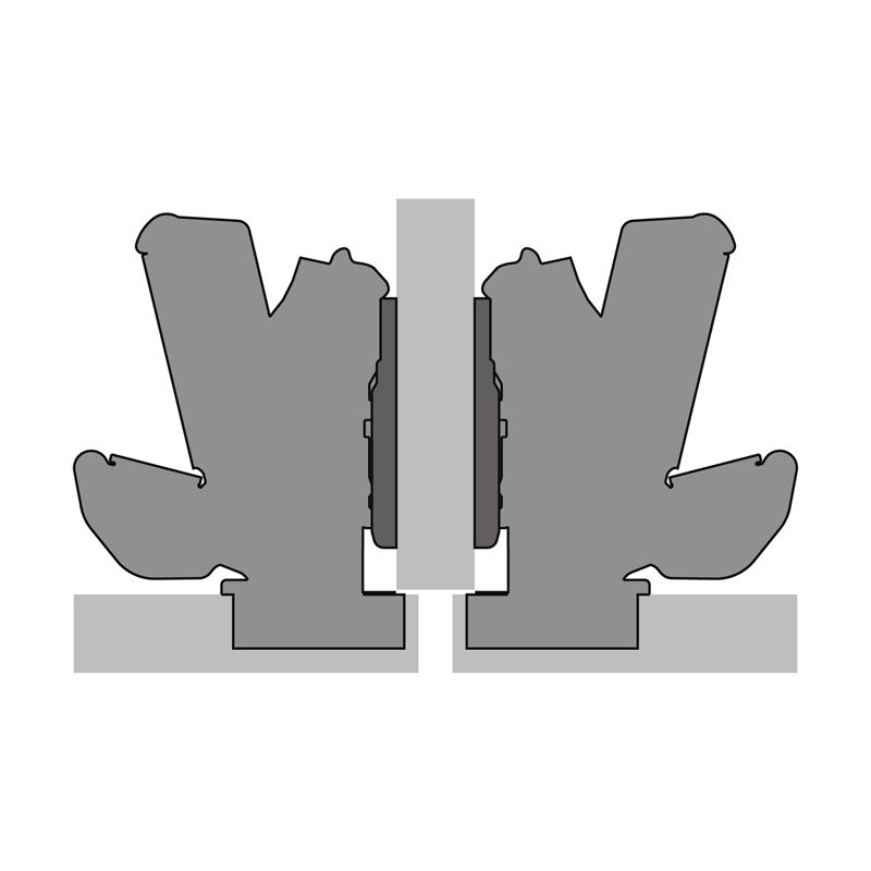 Hettich - wide angle hinge, with zero protrusion, with integrated silent system, nickel plated, half overlay, Opening angle 165?, with 4D mounting plate - Image 2
