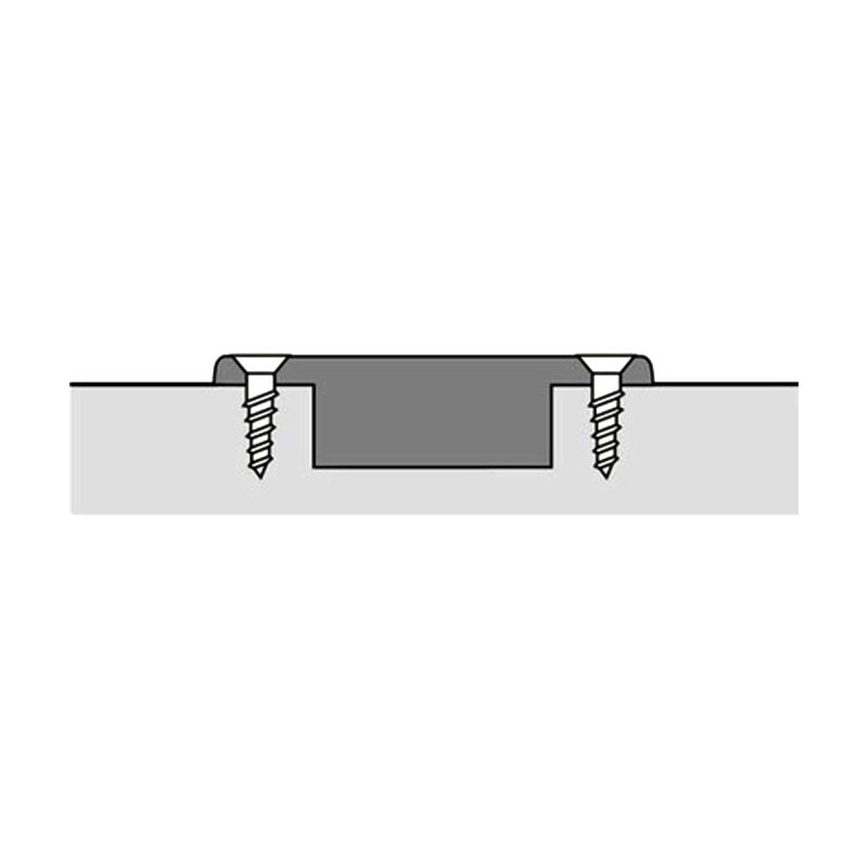 Hettich - wide angle hinge, with zero protrusion, with integrated silent system, nickel plated, half overlay, Opening angle 165?, concealed mounting plate - Image 3