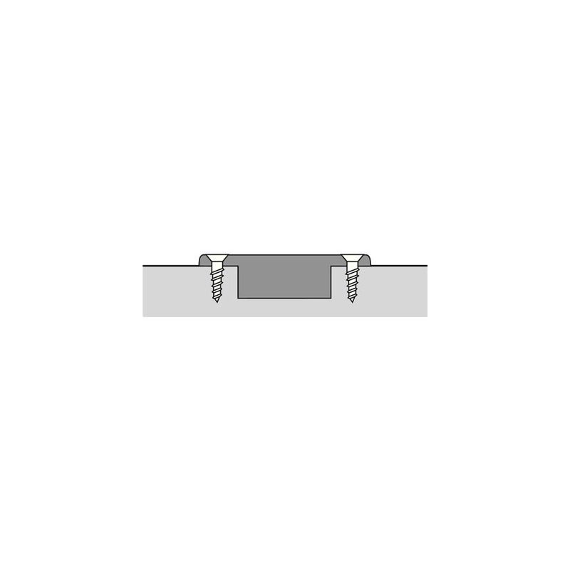 Hettich - hinge without self closing feature, black, half overlay, Opening angle 110?, TH-drilling pattern 52 x 5.5 mm, for screwing on - Image 3