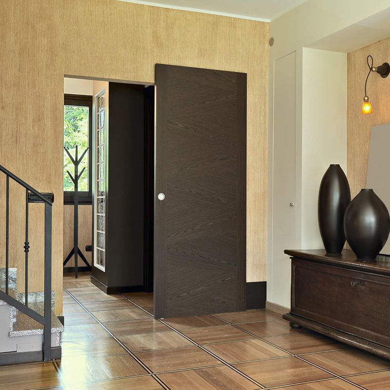 VILLES - Invisible sliding system for wooden doors 120cm - Image 13