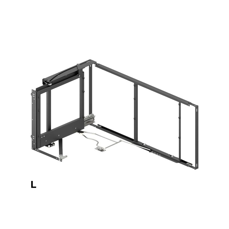 EXCLUSIVE - PEKA Corner pull-out Magic Corner Standard, with Softclose mechanism and 32 kg load capacity, Swings out Left, Anthracite - Image 2