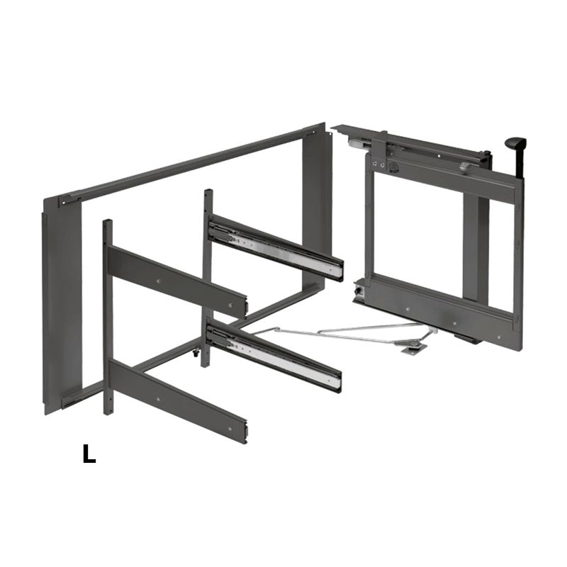 EXCLUSIVE - PEKA Corner pull-out Magic Corner Comfort, with Soft close mechanism and 36 kg load capacity, Swings out Left, Anthracite - Image 4
