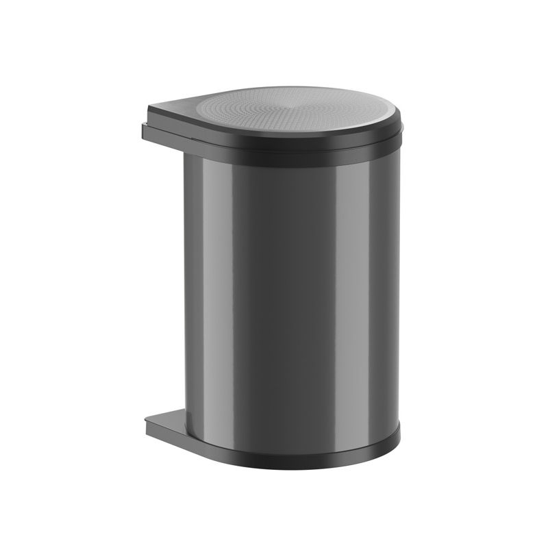 HAILO AS Mono Built-in waste bin 20L For hinged door cabinets from 400 mm width, Dark Grey - Image 2