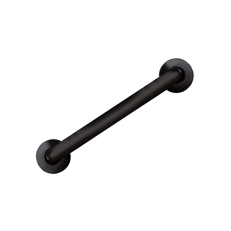 NOFER - Straight support bar to be fixed to the wall 60cm, Stainless steel, Black - Image 2