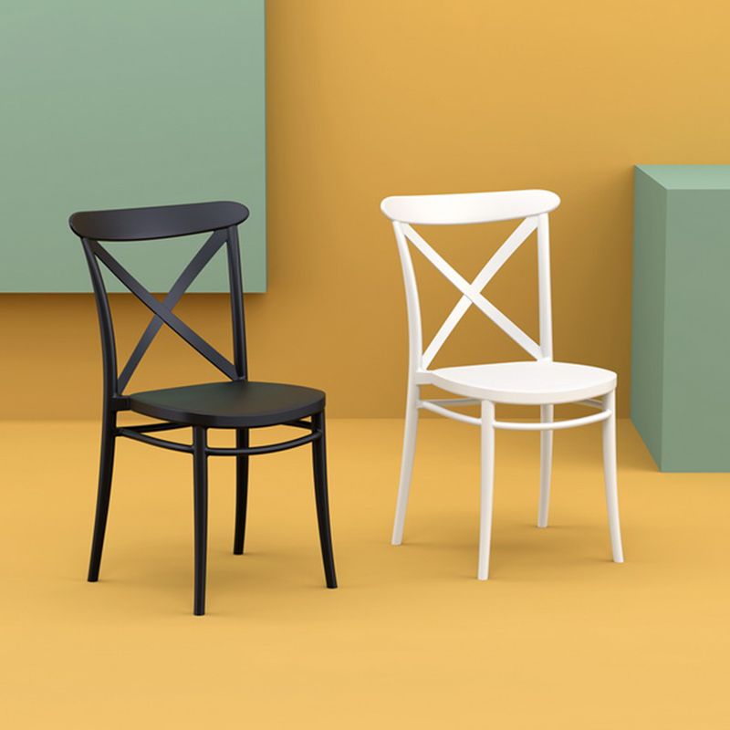 Siesta - Cross chair for indoor and outdoor, Black - Image 6