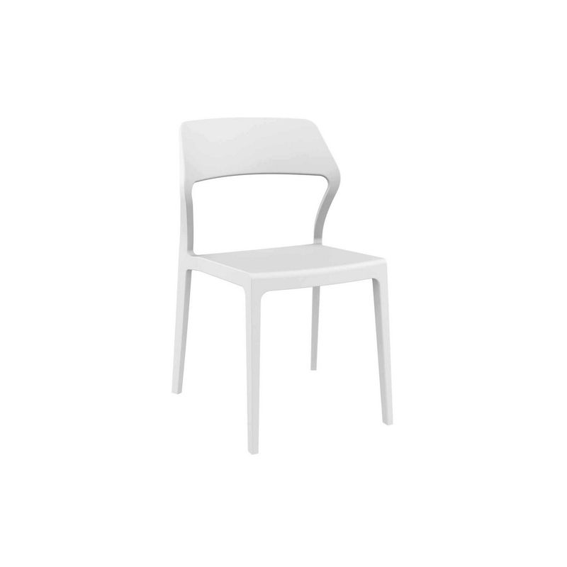 Siesta - SNOW indoor and outdoor chair, White - Image 3
