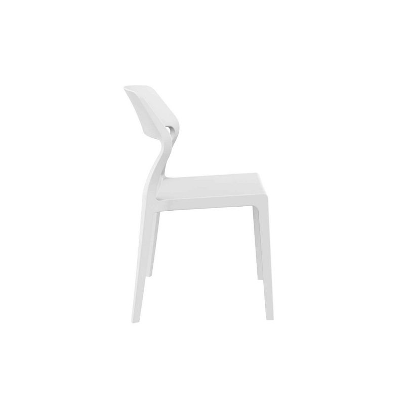 Siesta - SNOW indoor and outdoor chair, White - Image 2
