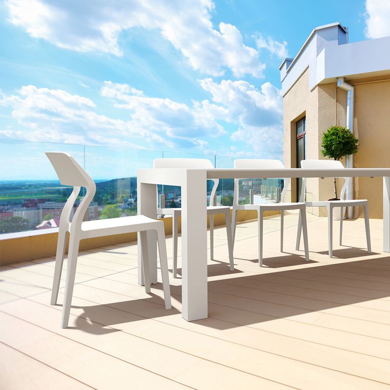 Siesta - SNOW indoor and outdoor chair, White - Image 7