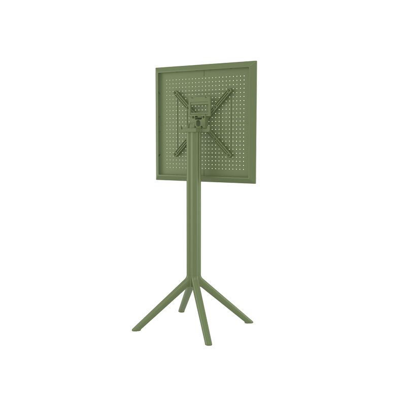 Siesta - Sky folding bar table 60cm, square, for indoor and outdoor use Olive Green - Image 4