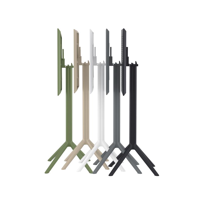 Siesta - Sky folding bar table 60cm, square, for indoor and outdoor use Olive Green - Image 6
