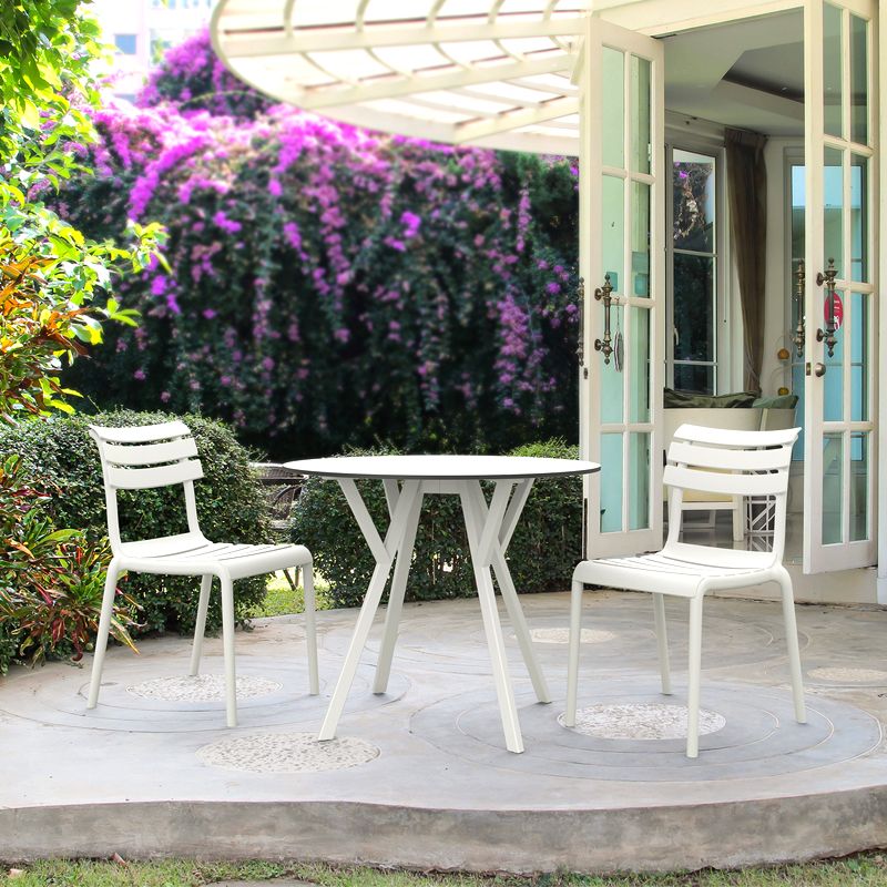 Siesta - Helen stacking Chair For indoor and outdoor use, White - Image 7