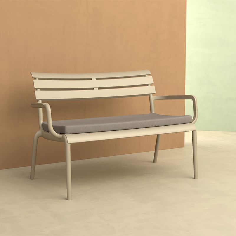 Siesta Exclusive - Paris Lounge sofa set with arms, For indoor and outdoor use, Taupe - Image 3