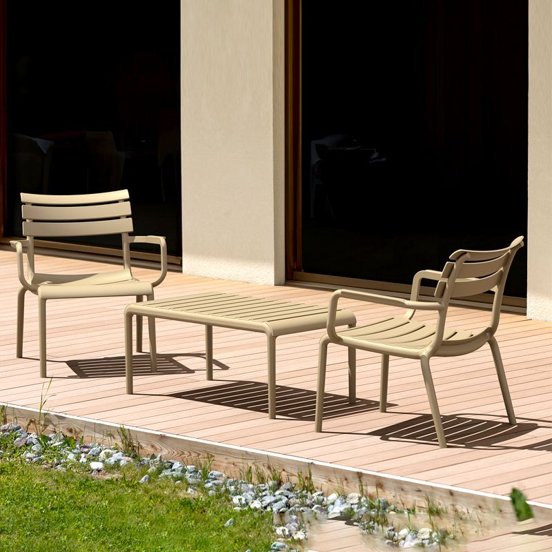 Siesta Exclusive - Paris Lounge sofa set with arms, For indoor and outdoor use, Taupe - Image 4