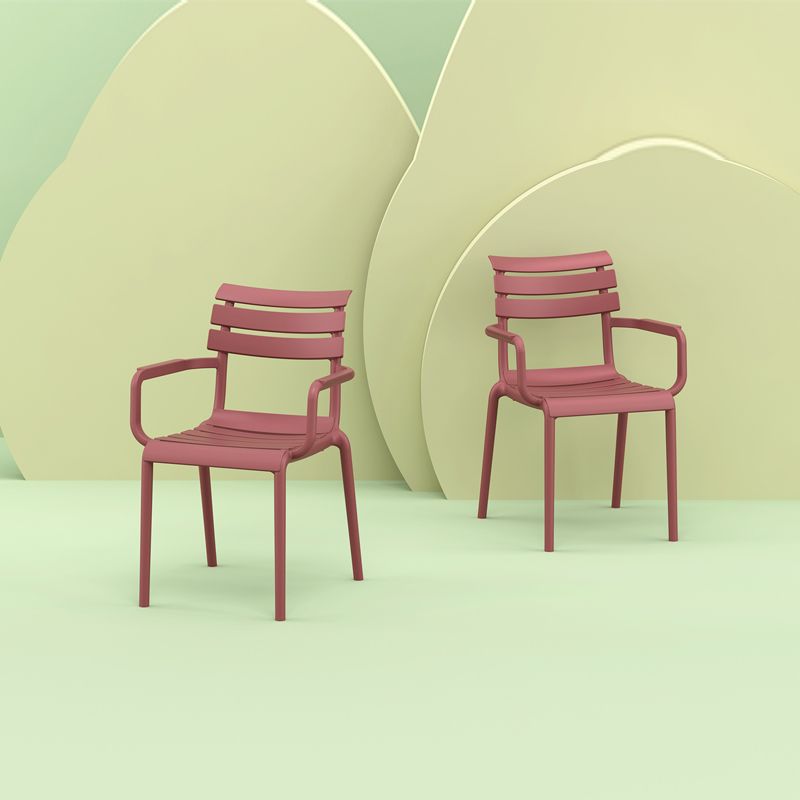 Siesta Exclusive - Paris Armchair, For indoor and outdoor use, Marsala finish - Image 5