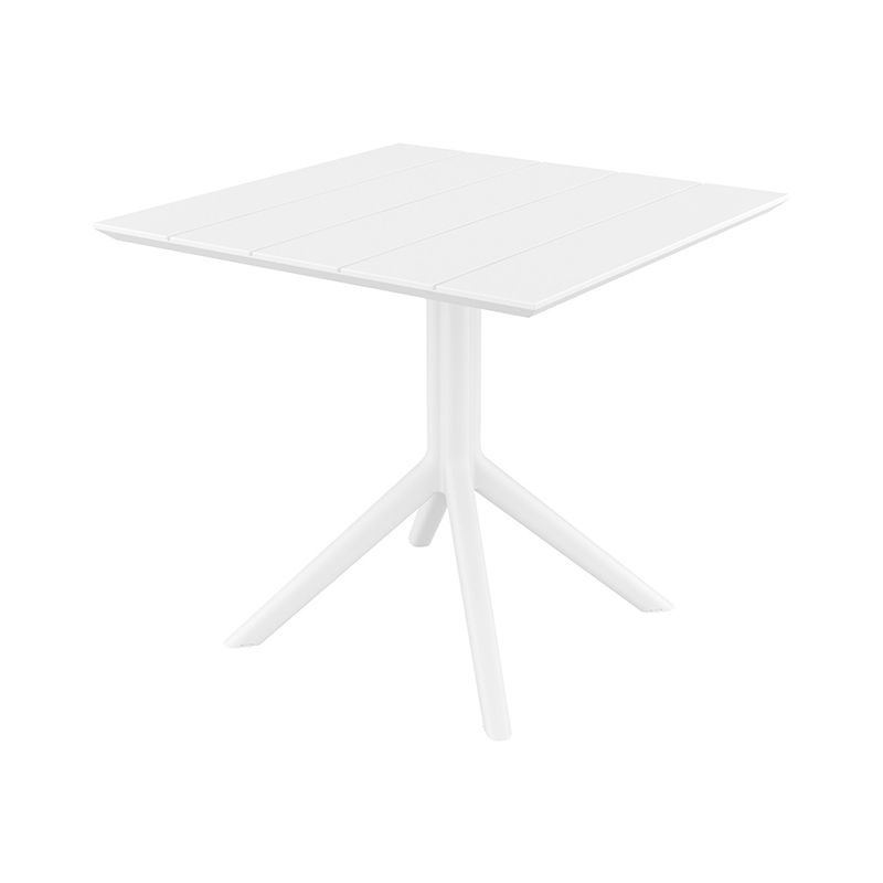Siesta Exclusive - Paris Table 80cm, Square, For indoor and outdoor use, White - Image 2
