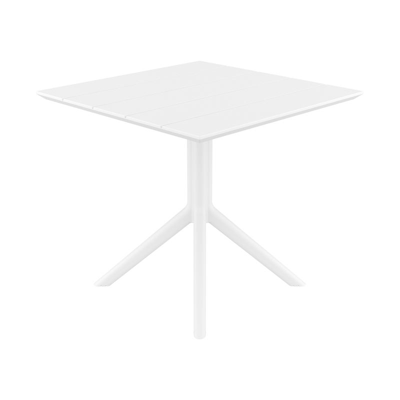Siesta Exclusive - Paris Table 80cm, Square, For indoor and outdoor use, White - Image 3
