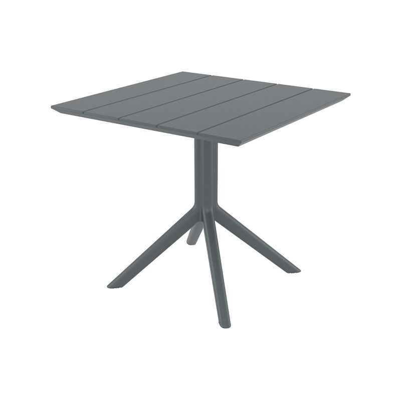 Siesta Exclusive - Paris Table 80cm, Square, For indoor and outdoor use, Dark Grey - Image 2
