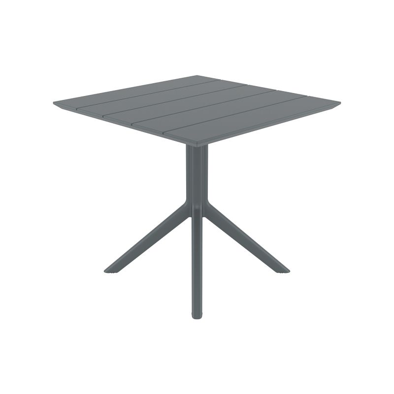 Siesta Exclusive - Paris Table 80cm, Square, For indoor and outdoor use, Dark Grey - Image 3