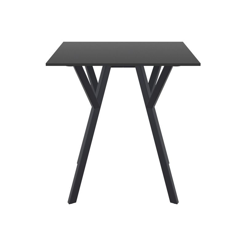 Siesta - Paris table 70cm, square, For indoor and outdoor use, Black - Image 2