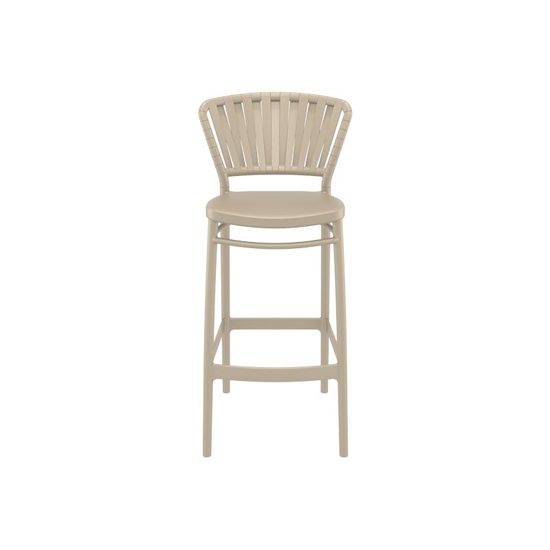 Siesta - Portofino barStool for indoor and outdoor use Taupe - Image 2