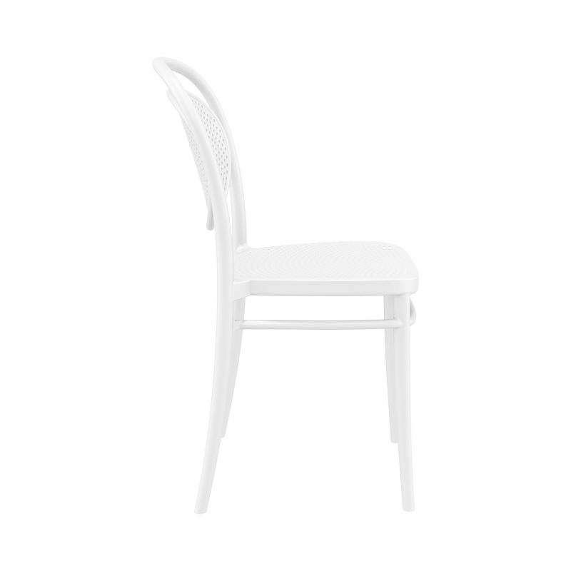 Siesta - Marcel stacking chair for indoor and outdoor, White - Image 2