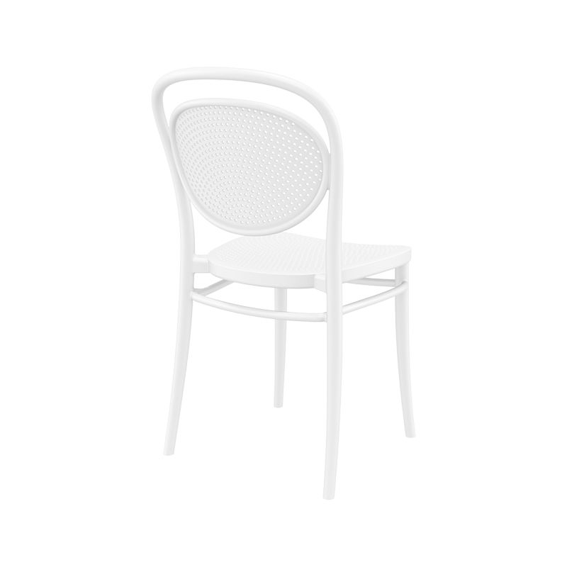 Siesta - Marcel stacking chair for indoor and outdoor, White - Image 3