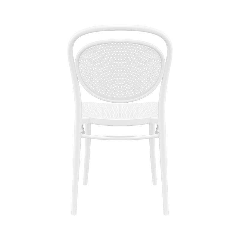 Siesta - Marcel stacking chair for indoor and outdoor, White - Image 4