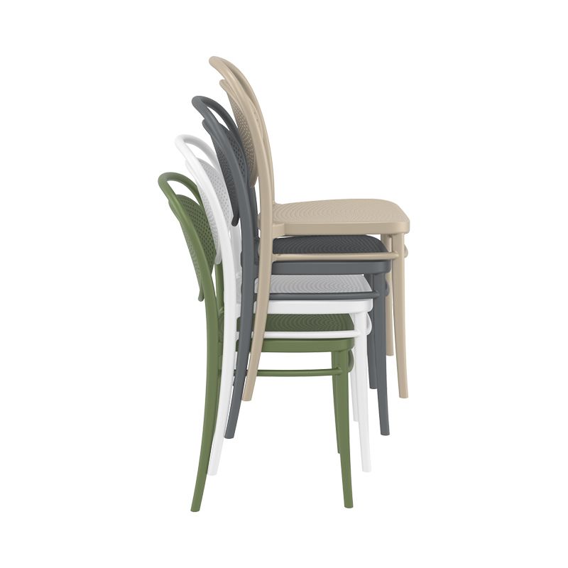 Siesta - Marcel stacking chair for indoor and outdoor, White - Image 6