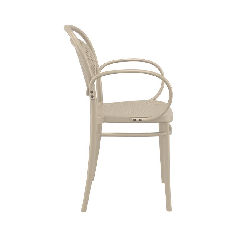 Siesta - Marcel XL stacking armchair for indoor and outdoor, Taupe - Image 2