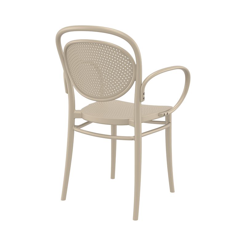 Siesta - Marcel XL stacking armchair for indoor and outdoor, Taupe - Image 3