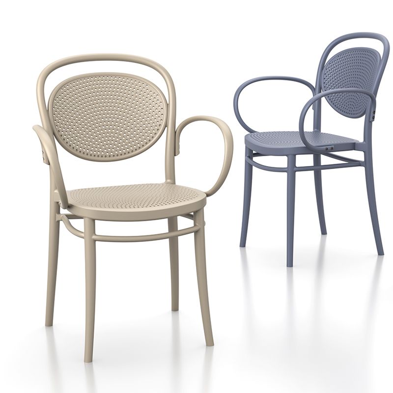 Siesta - Marcel XL stacking armchair for indoor and outdoor, Taupe - Image 6