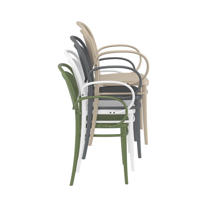 Siesta - Marcel XL stacking armchair for indoor and outdoor, Taupe - Image 8
