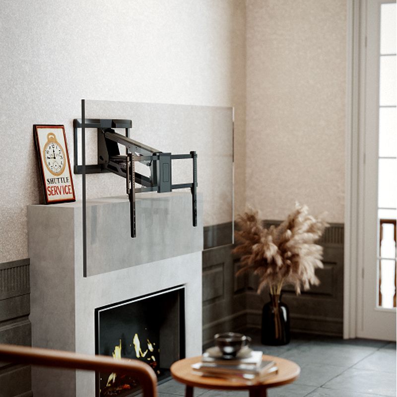Wall mounted Motorized Heavy-duty Mantel TV Mount Powered By Tuya for most 43"-90" TVs up to 50kg - Image 2