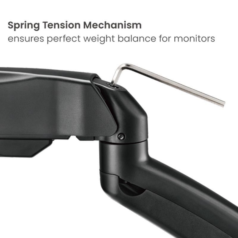 Economy Dual-Screen Spring-Assisted Monitor Arm For most 17"-32" Monitors - Image 7