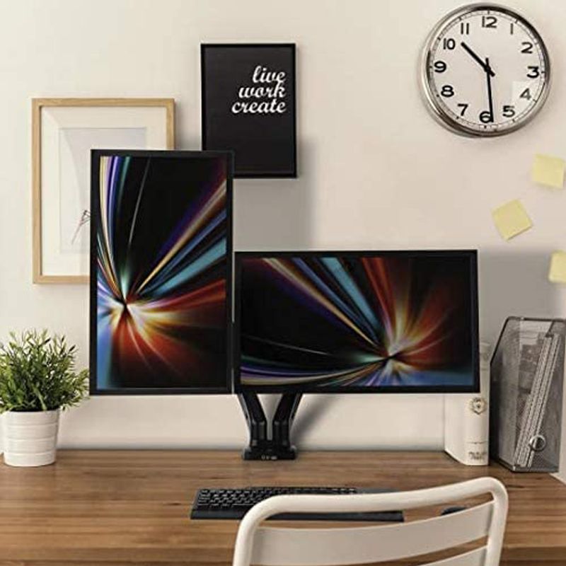 Economy Dual-Screen Spring-Assisted Monitor Arm For most 17"-32" Monitors - Image 8
