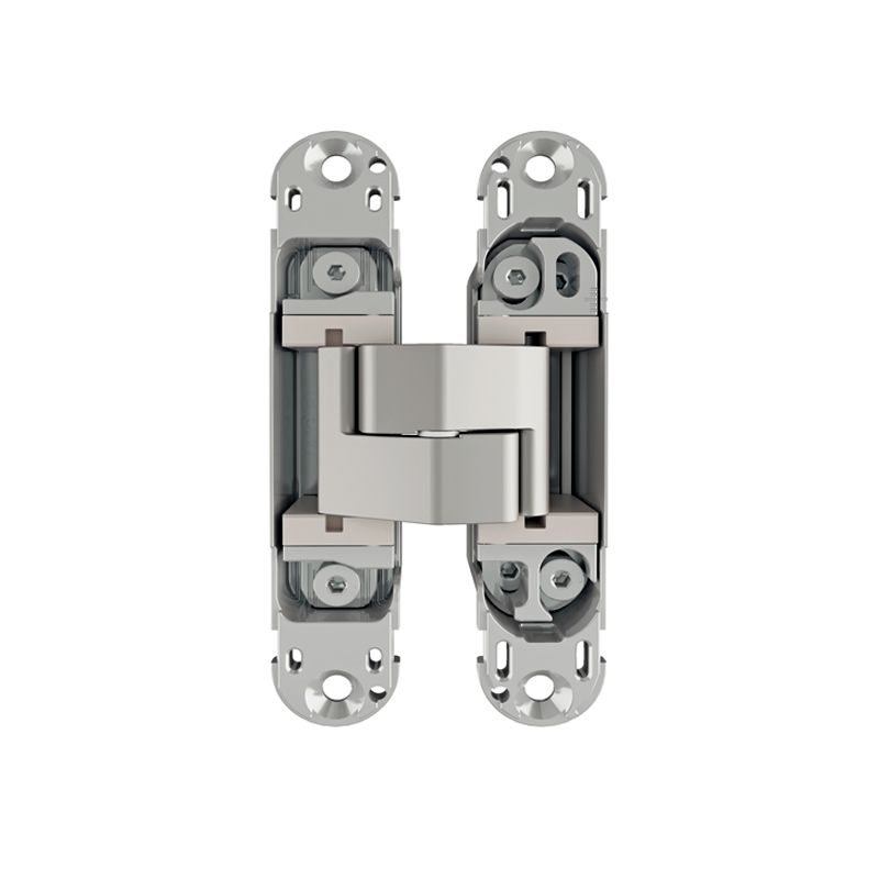 High loading capacity concealed hinge for internal flush doors, 60kg x 2 hinges, 180°opening, matt black - Image 3