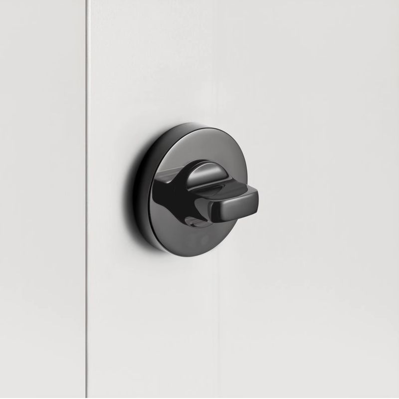 WELDER Modern Luxury bathroom door handle Gun Black Brushed - Image 3