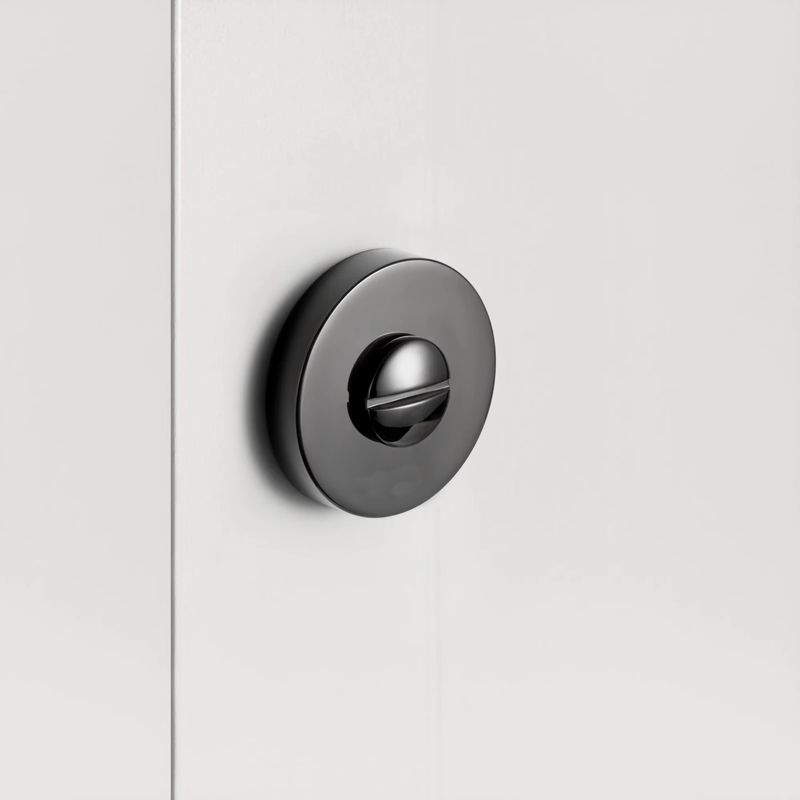 WELDER Modern Luxury bathroom door handle Gun Black Brushed - Image 4