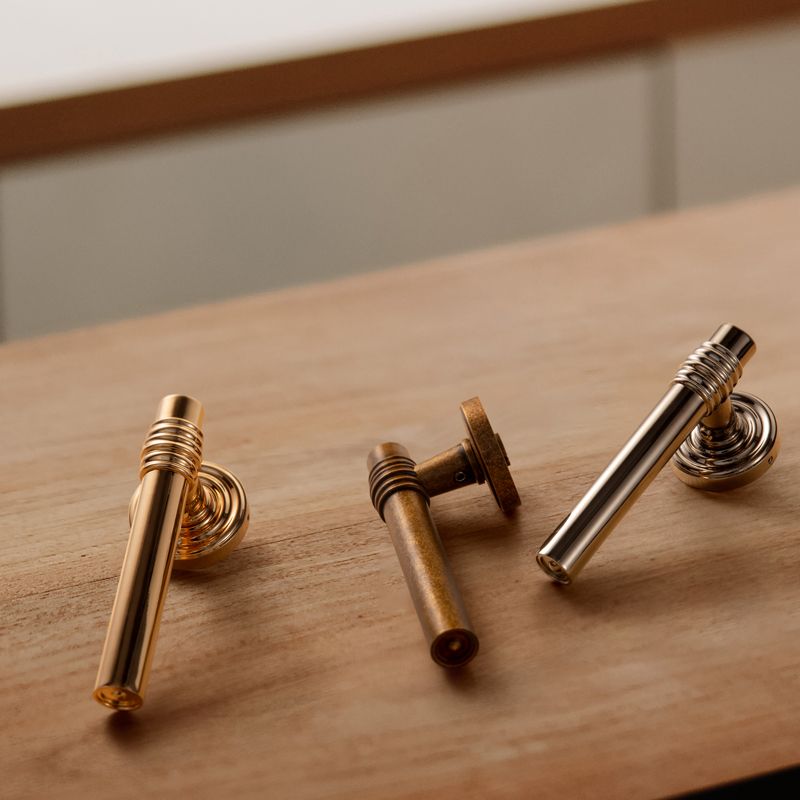 WELDER new Luxury bathroom door handle Gold - Image 3