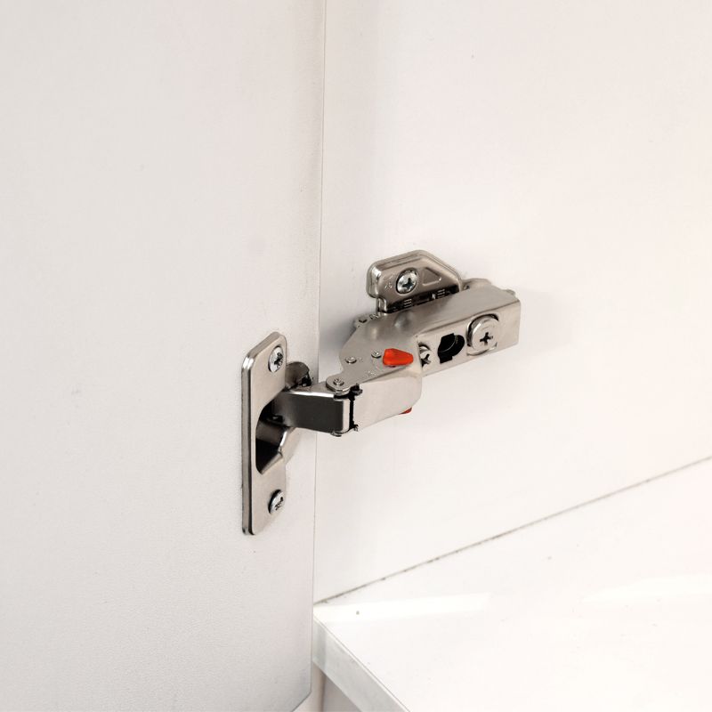 Furniture soft closing cabinet hinge, 3D clip-on, Opening Angle 105?, inset - Image 2