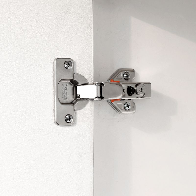 Furniture soft closing cabinet hinge, 3D clip-on, Opening Angle 105?, inset - Image 3