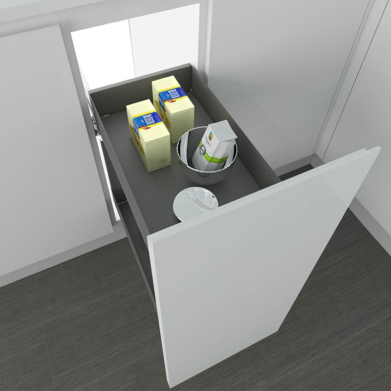 Inoxa - Cargo with Two shelves for cabinet door 30 CM, Ardesia - Image 3