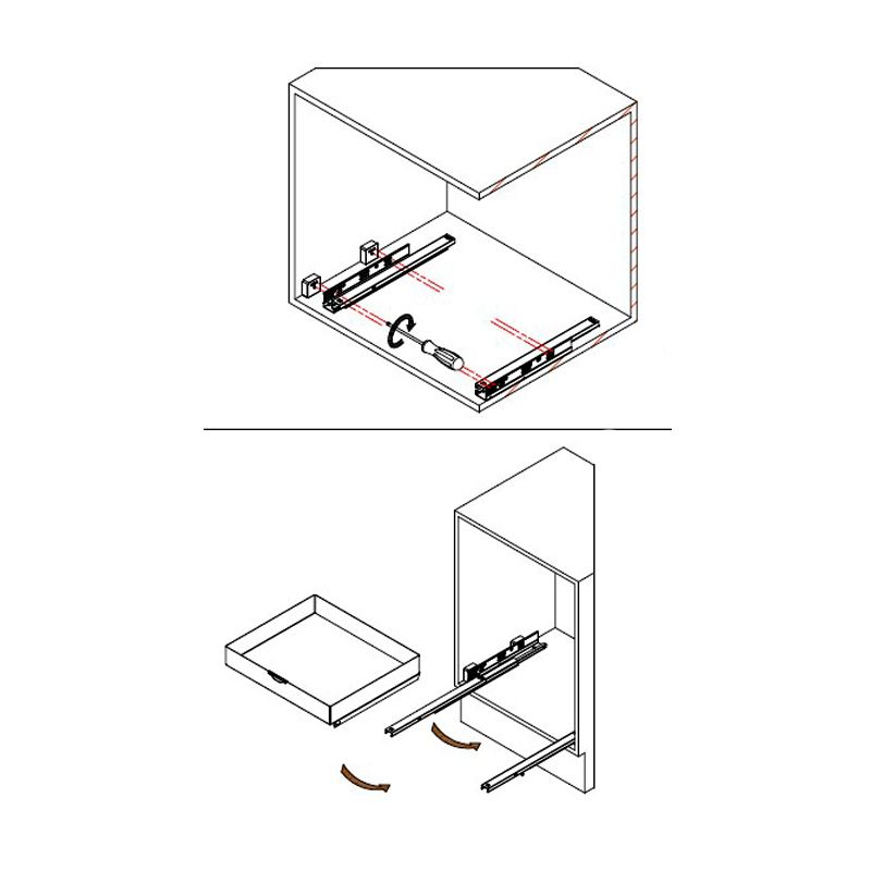 Inoxa - Drawer basket with spacers - manual extraction HYPER range, cabinet width 60 cm - Image 5