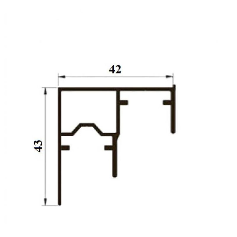 100 Kg Sliding Wardrobe System, 3 Door thickness 16-20 mm, With Soft Close - Image 4