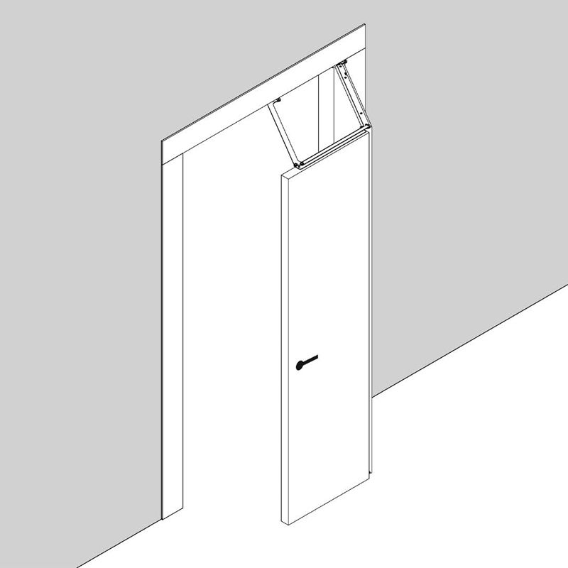 ALBATUR - 180 degrees Wooden Folding Door System, 80 cm, Right side - Image 5