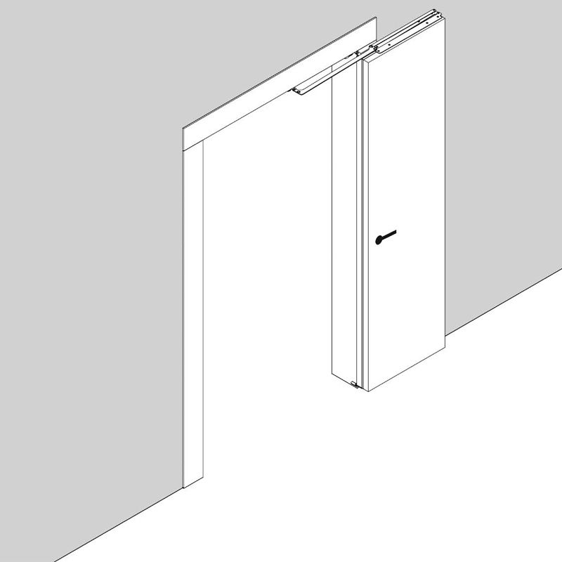 ALBATUR - 180 degrees Wooden Folding Door System, 80 cm, Right side - Image 6
