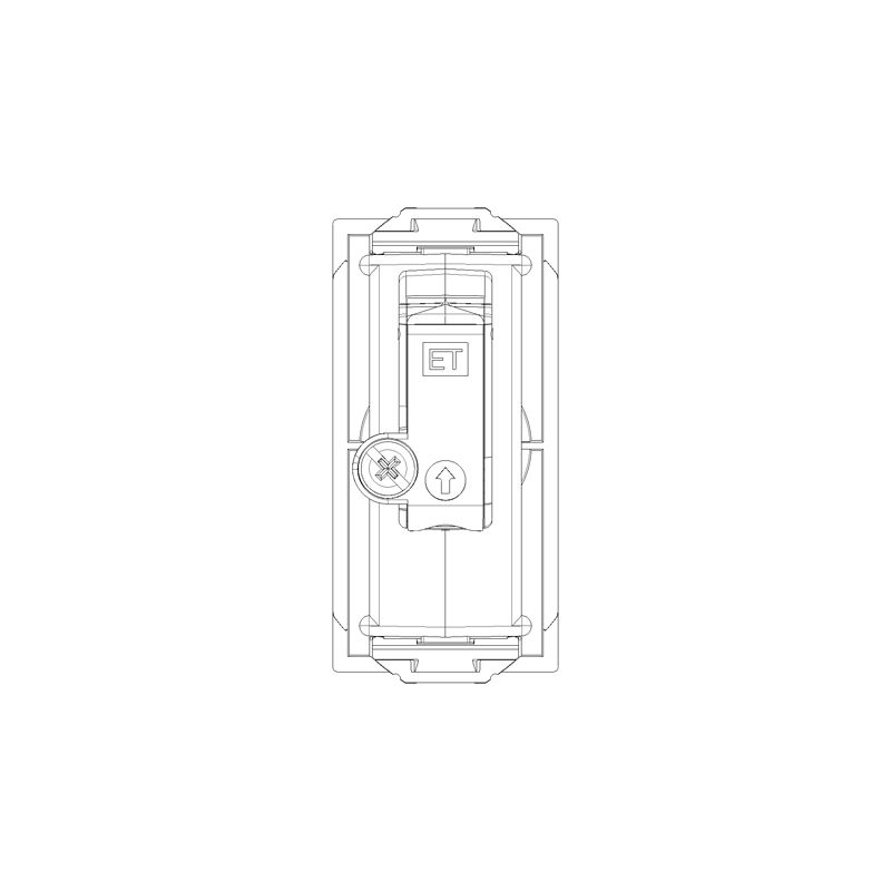 VIMAR - NEVE UP TV-SAT coaxial socket outlet, 5-2400 Mhz, single connection, White - Image 3