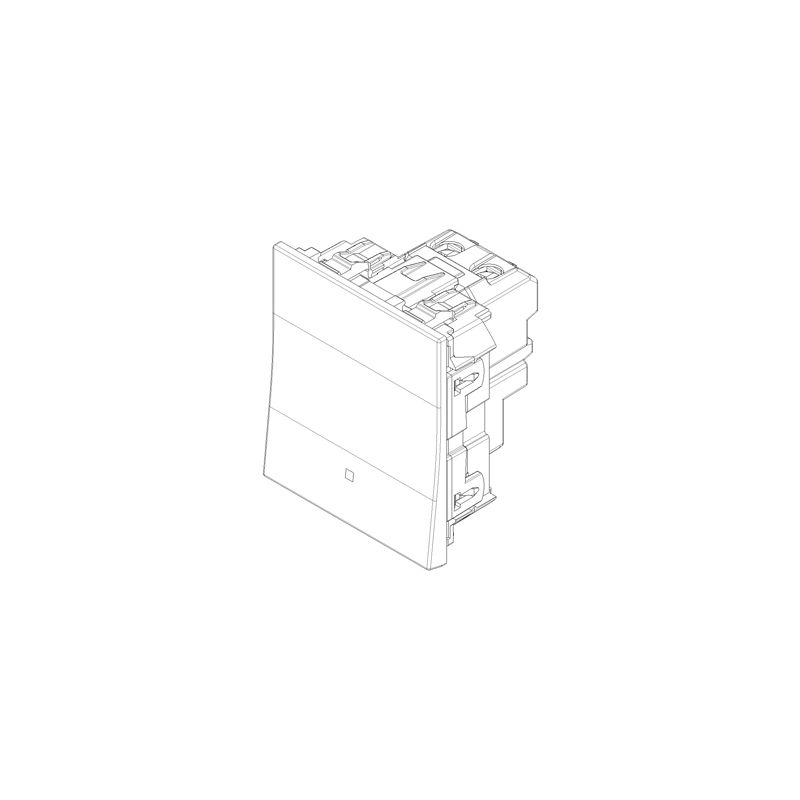 Vimar - LINEA 1P 10AX 2M 1-way switch in-line White - Image 2
