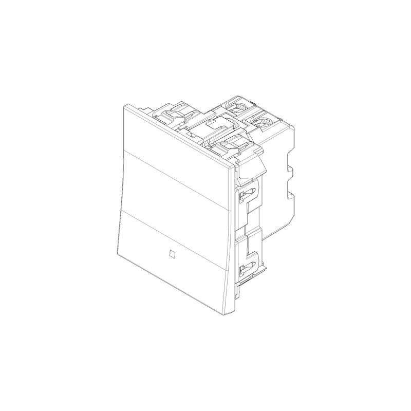 Vimar - LINEA 1P 10AX revers.switch 2M in-line Black - Image 2